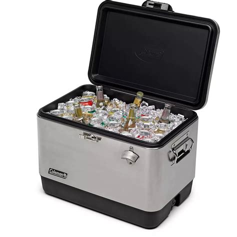 steel belted jockey box|Cooler,54 Quart, Stainless Steel – Coldbreak.